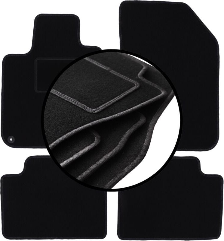 Komplettset Veloursmatten für: Peugeot 308 II Schrägheck (2013-)