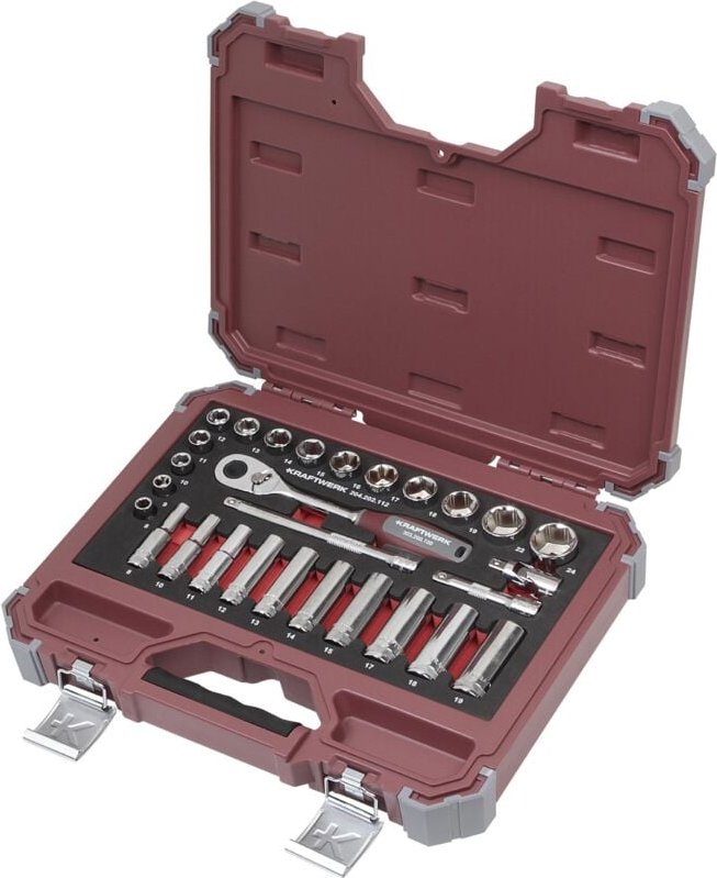 Steckschlüssel-Satz, 3/8", 28-tlg.