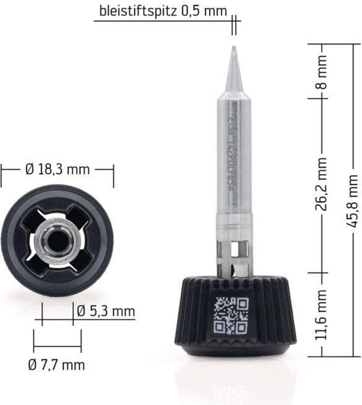 Thumbnail - Ersa - Lötspitze bleistiftspitz Breite 0,5 mm 0142PDLF05/SB