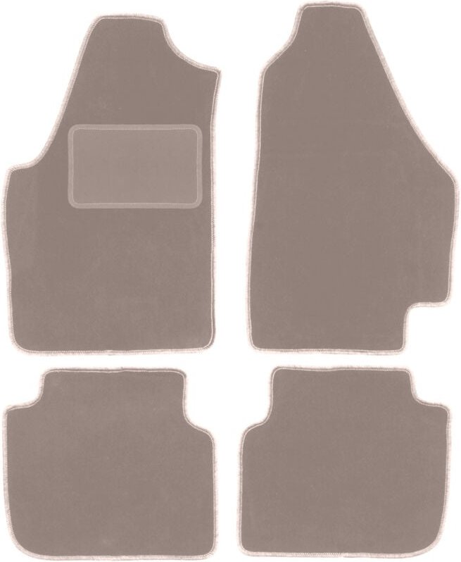 Beige Veloursmatten für: Fiat Idea Minivan (2003-2010)