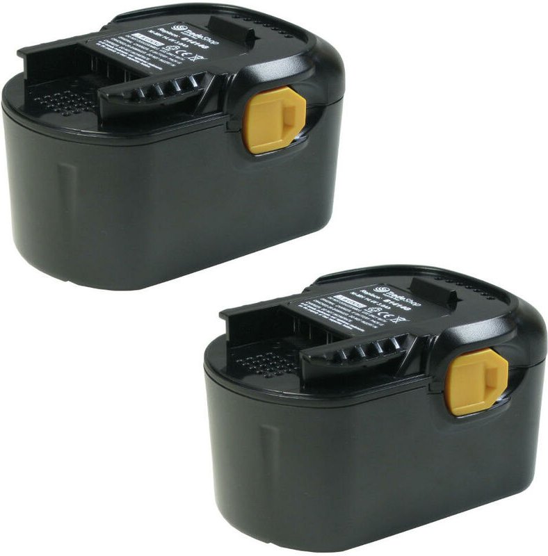 2x Hochleistungs Ni-MH Akku 14,4V / 3000mAh ersetzt aeg 4935413106, 4935416790, B1414G, B1415R, B1420R, B-1414-G, B-1415...