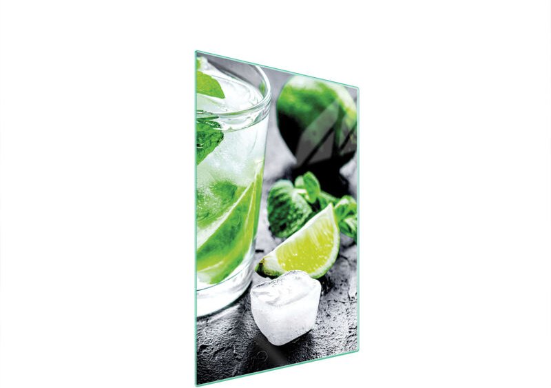 Glasschneidebrett 35x52 Limette