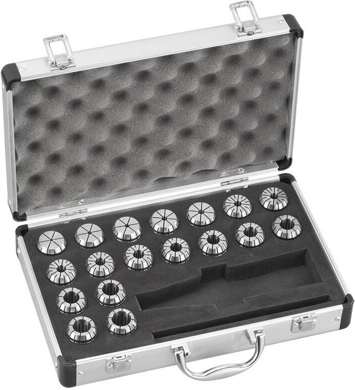 ER32 3-20 mm satz von 18 elastischen spannzangen fuer frasspindel Fervi p032/18p