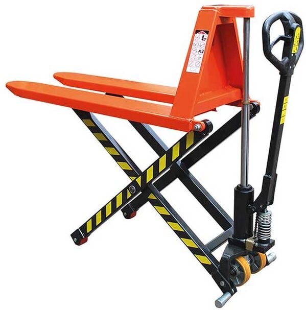 Matisère - Hochhubwagen mit Gabeln 1140x520mm - Tragfähigkeit 1000kg - Paletten in Höhe halten – Palettierung - JL5210