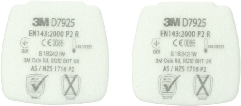 3M - Partikeleinlegefilter-Set, 20 Paar, Filter: P2R 20 Stk