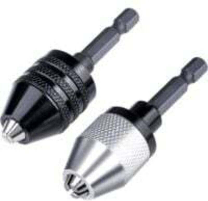 Ulisem2 Stück 6,35 mm (1/4 Zoll) Schnellspannbohrer, Sechskantbohrfutter, Schnellspannbohrfutter, Schnellwechseladapter,...