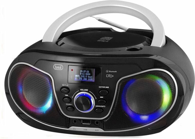 Cmp 588 Dab tragbare Stereoanlage mit Dab/Dab+ Radio und fm mit rds, Dot Display Matrix de hohe Lesbarkeit, cd, MP3, usb...