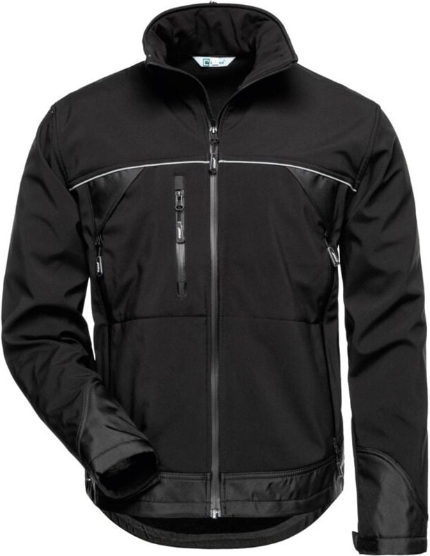 Jacke Alpha, Softshell, Gr. s, schwarz