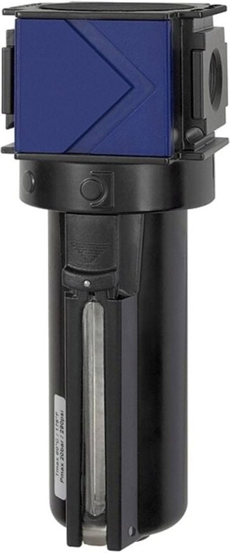 Aktivkohlefilter »variobloc«, Metallbeh., Sichtrohr, bg 1, g 3/8 - Riegler