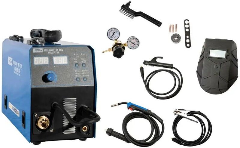 Güde - Universal Schweißer Schweißapparat Universalschweissgerät Uni-Mig 165 syn