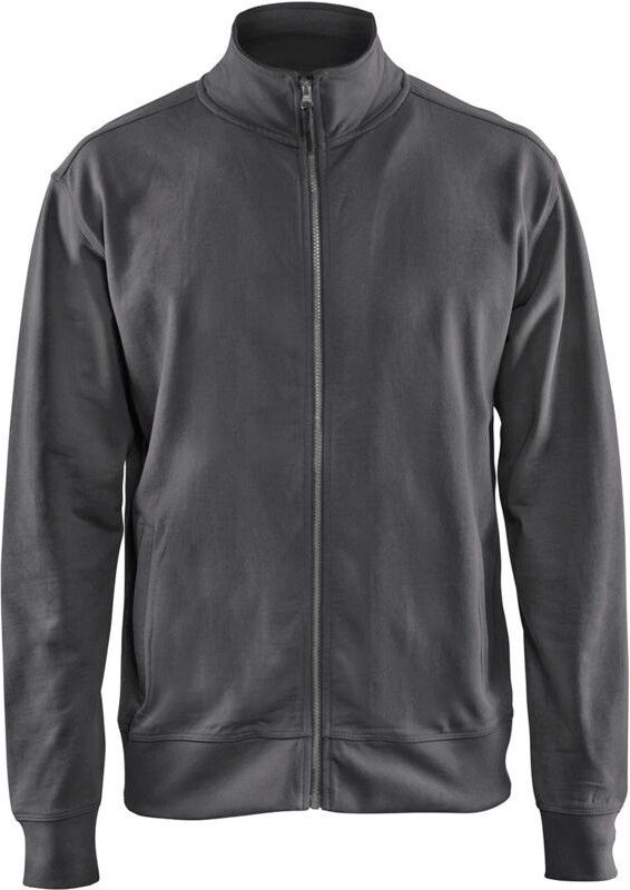 Arbeits-Sweatshirt mit Reißverschluss 3371 - Dunkelgrau XXL