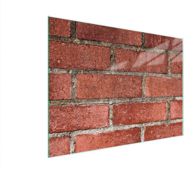 Glasschneidebrett 40x30 Ziegel