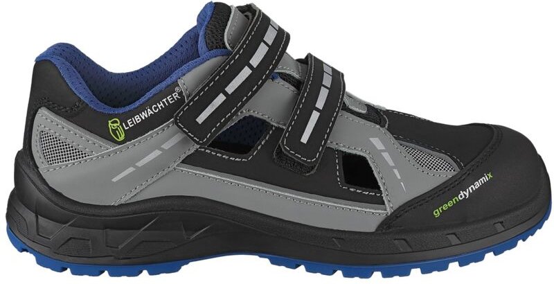 Leibwächter - Sicherheitssandale athen S1PS esd Gr. 40 schwarz / blau