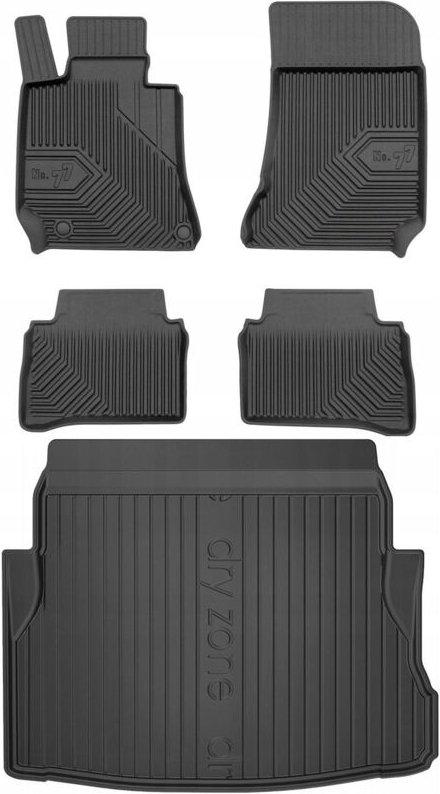 SET 77 Fußmatten und Matte Mercedes-Benz CLS C218 Limousine 2010-2018