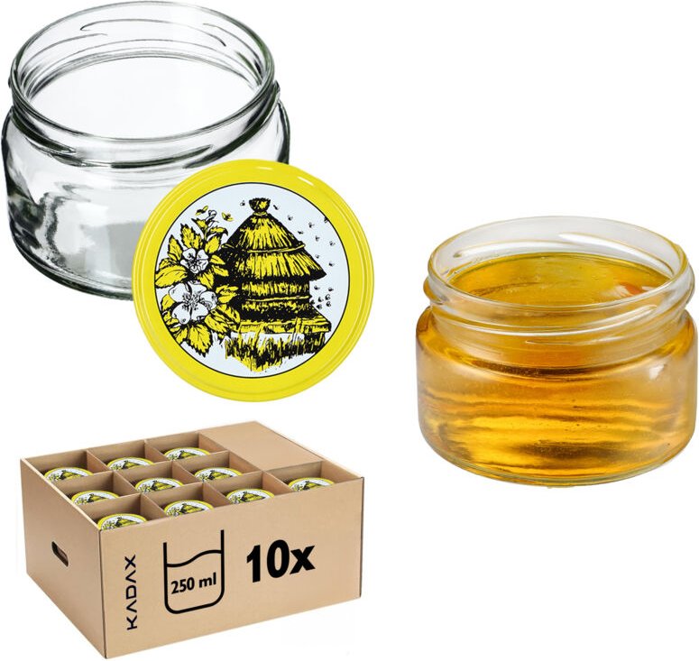 Glas Klara 250ml fi82 TO-250/1 Packung mit 10 Stück - Kadax