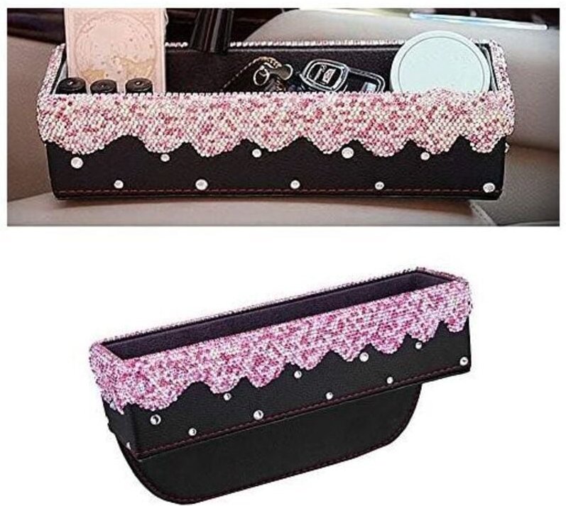 KZQ - Auto-Aufbewahrungsbox, 250 x 130 mm, universeller Auto-Wasserbecherhalter, multifunktionale Aufbewahrungstasche, P...