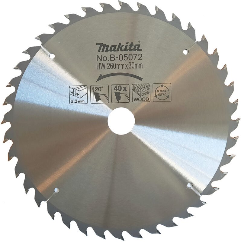 B-05072 hm 260/30/40D Standard Scheibe - Makita