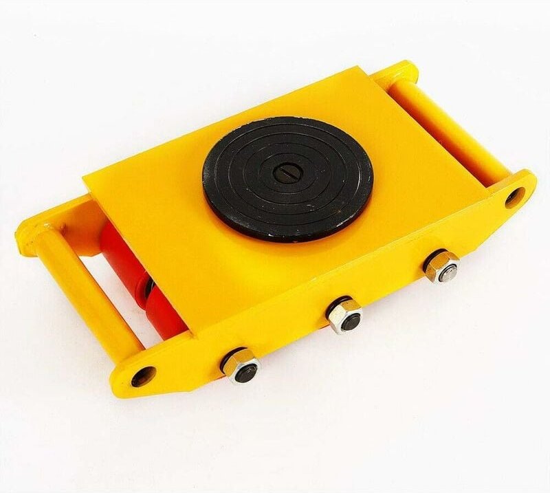 8 T 17600lb Transportfahrwerk Panzerrollen Industrieroller Schwerlastrollen Industrie 6 Roller