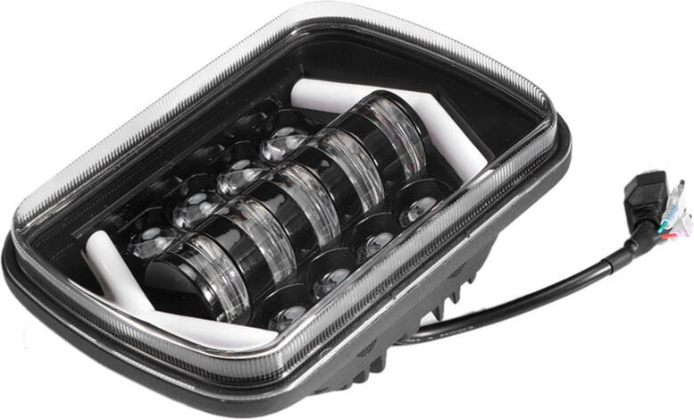 Zoternen - 5x7in Scheinwerfer led quadratisches Licht Fern-/Abblendlicht-Scheinwerfer passend für Jeep