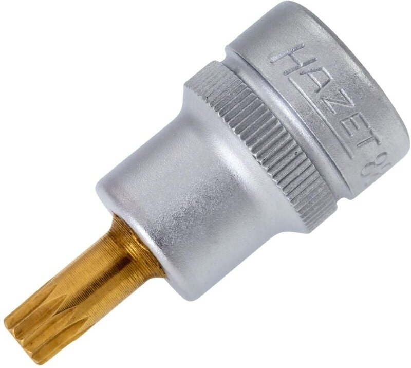 Hazet - Schraubendreher-Steckschlüsseleinsatz 8808-6 Vierkant hohl 10 mm (3/8 Zo