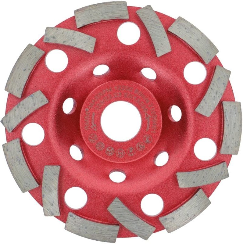 Extra Speed Diamant-Topfscheiben für Beton, 125 mm x 22,2 mm, Schleifteller für Beton, Fliesen und Mauerwerk, Kleber