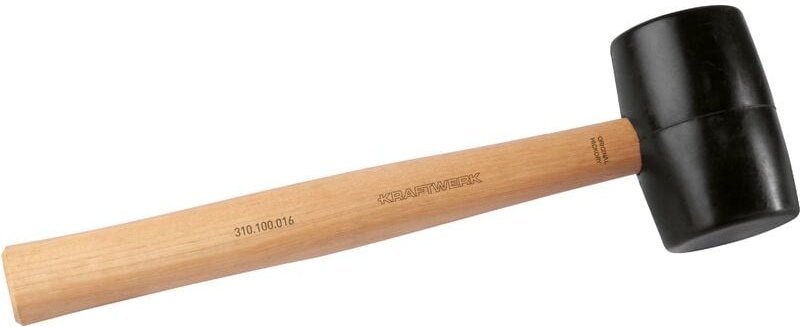 Gummihammer hickory-Griff ø 58 mm 16 oz
