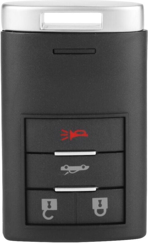 C6 Corvette-Schlüsselgehäuse, Corvette C6, langlebiges, strukturiertes 4-Tasten-Auto-Fernbedienungsgehäuse für Smart-Sch...