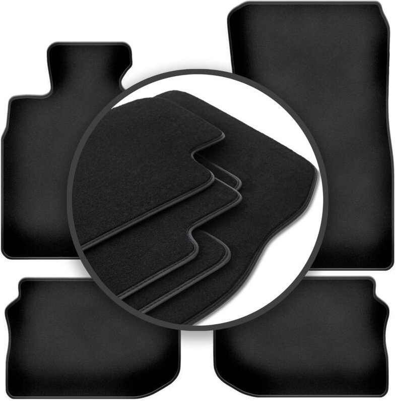 Premium-Fußmatten für: BMW 5 F11 Kombi (Touring) (Klettverschluss) (2010-2013)