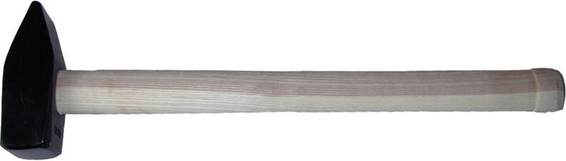 SW-Stahl 50600L Vorschlaghammer 3kg i geschmiedeter Werkzeughammer mit Holzstiel aus Esche i schwerer Hammer mit Kopfgew...