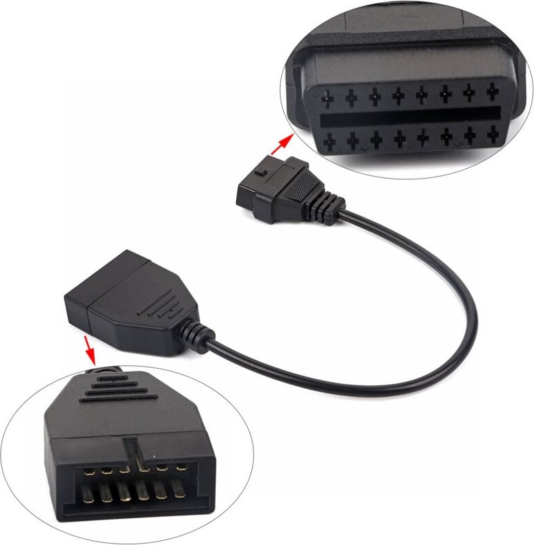 Thumbnail - Für gm OBD1 12 Pin auf OBD2 16 Pin Diagnosewerkzeug Anschlussadapterkabel - Ej.life