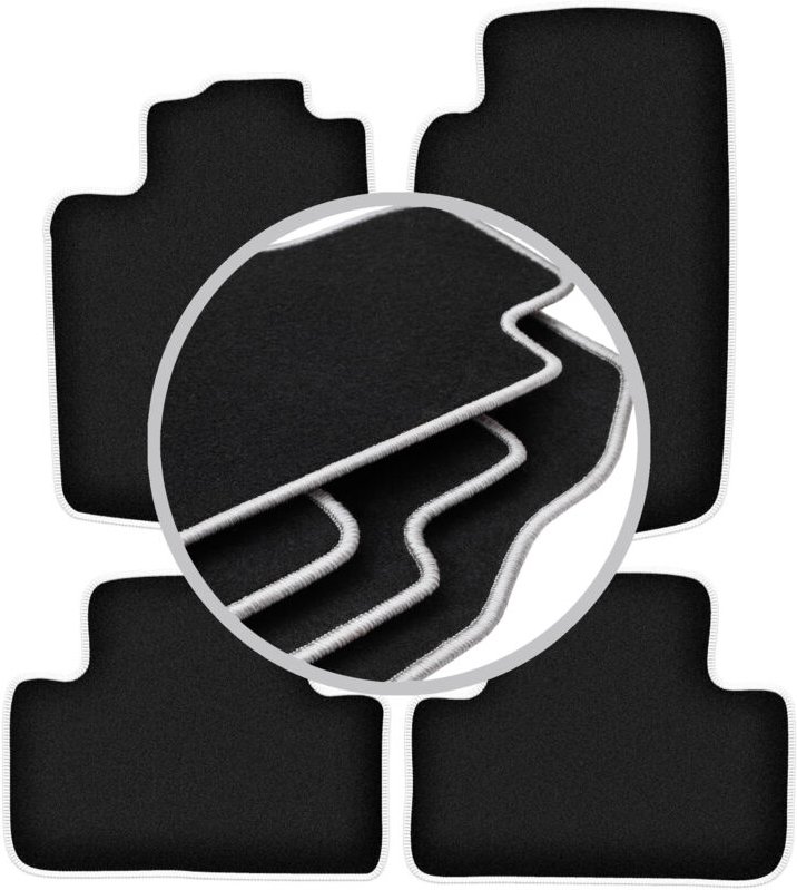 CARLUX-SILVER Autofußmatten für: Opel Vectra B Fließheck, Limousine, Kombi, Liftback (1996-2001)