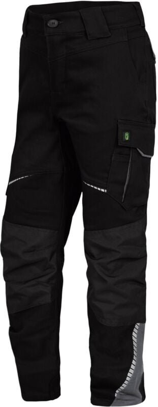 Leibwächter Kinderbundhose FLXKH Gr. 128 schwarz/grau