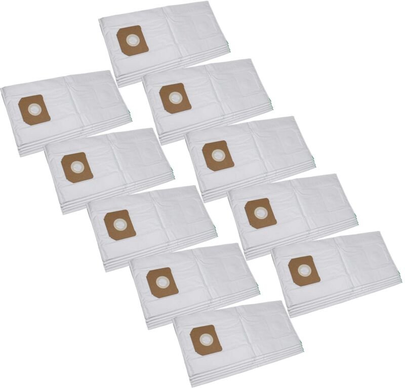 50x Staubsaugerbeutel kompatibel mit Nilco ic 640 Staubsauger - Mikrovlies, Weiß - Vhbw