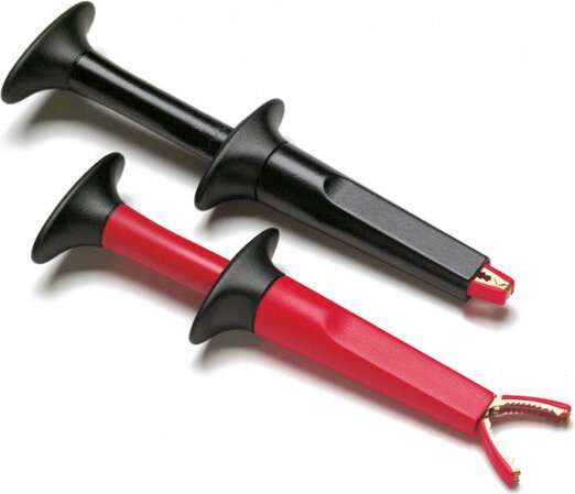 Fluke - AC220 Sicherheits-Abgreifklemmen-Set Buchse 4 mm cat iv 600 v, cat iii 1000 v Rot, Schwarz