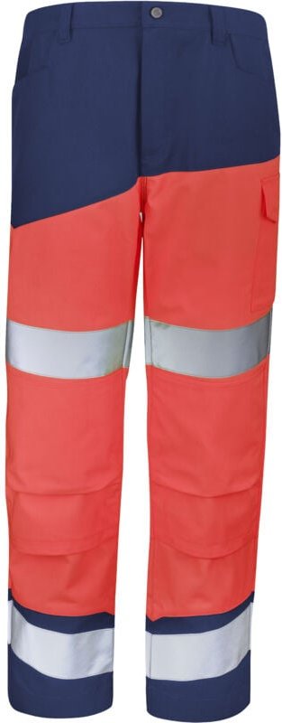 Hosen Mit Knie-Tasche, Fluo Safe Xp Rot Fluo/taupe Marine 3xl - Fr(60-62)