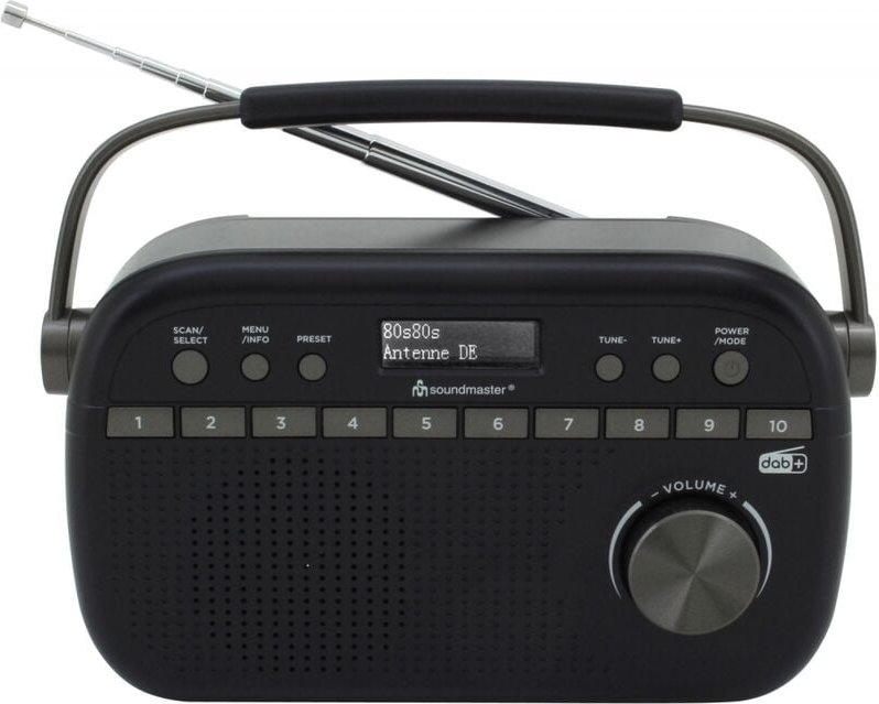 DAB280SW Taschenradio dab+, ukw Schwarz - Soundmaster