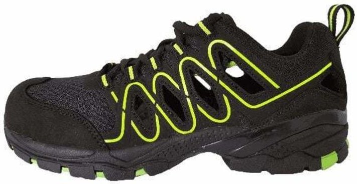 Power Safe - PowerSafe Sicherheitssandale Luca Größe 41, S1P, schwarz-neongrün