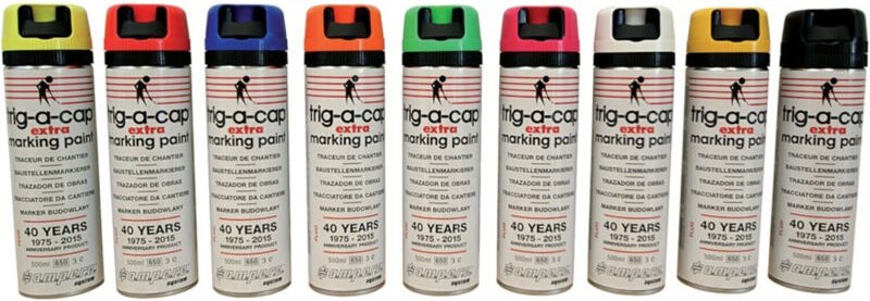 TRIG-A-CAP Baustellenmarkierspray t-a-c extra 500ml weiß 12 Stk