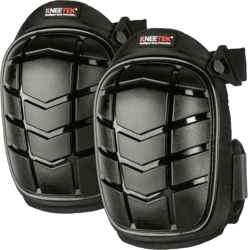 Knieschoner Basic Black din en 14404 gelelastische Polster