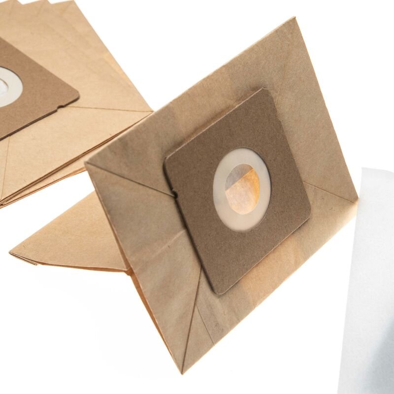 6-tlg. Filter + Beutel (Papier) Set kompatibel mit Moulinex MO151701/4Q0, MO151901, MO151801/4Q0, MO151901/4Q0 Staubsaug...