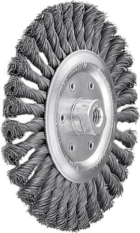 Lessmann Rundbürste Stahldraht 0,50 mm, Bürsten-⌀xBohrungs-⌀ / Gewinde: 178XM14 mm