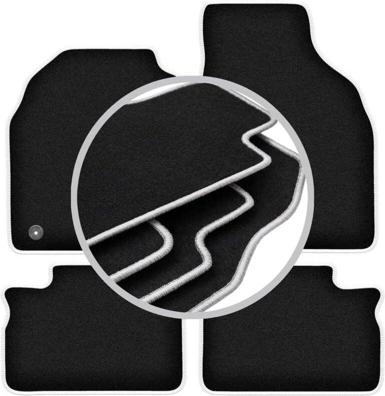 CARLUX-SILVER Autofußmatten für: Opel Agila A Fließheck (2000-2007)