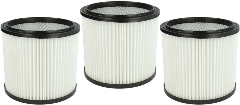 Thumbnail - 3x Faltenfilter kompatibel mit Aqua Vac 8103 b, 7423, 7413 b / p, 7409 p, 760, 7413 b, 7413 Staubsauger - Filter, Patron...