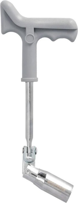 Gelenk-Zündkerzenschlüssel 21 mm. Mit T-Griff
