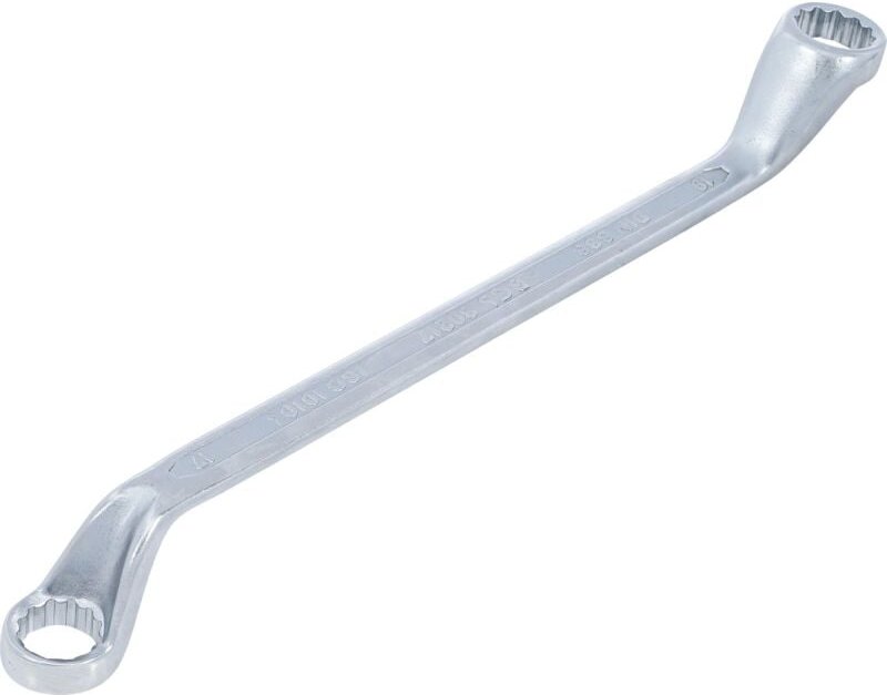 Doppel-Ringschlüssel tief gekröpft sw 17 x 19 mm