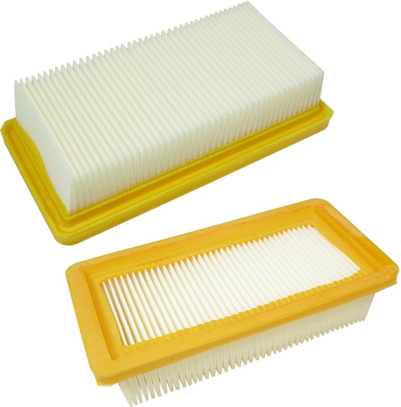 Trade-Shop Flachfaltenfilter Lamellenfilter HEPA-Filter Ersatz für Kärcher AD 3.200 CH AD 3.200 CN AD 3.200 EU-I AD 3.20...
