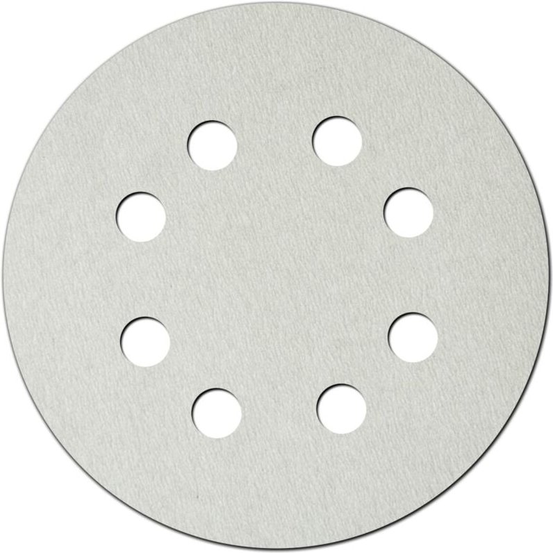 DEDRA Schleifscheiben 180mm 240er Körnung - 5 Stück mit Klett