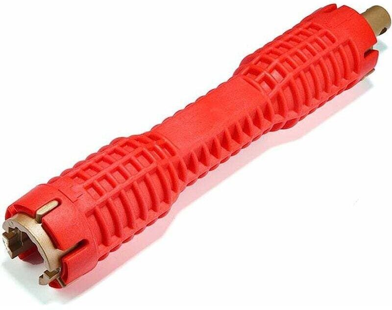 Tumalagia - Mehrzweck-Rohrschlüssel, Wasserhahnschlüssel, Multifunktions-Wasserhahn-Werkzeug, Reparaturwerkzeug für Wass...