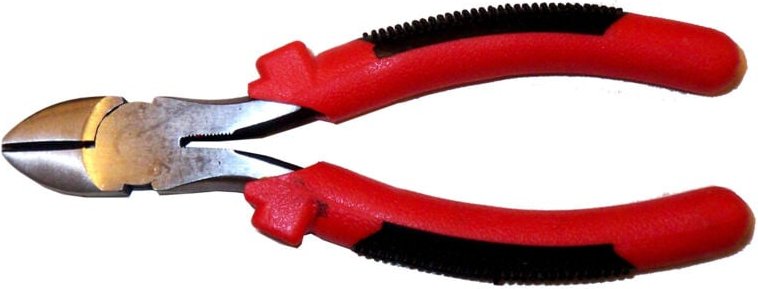 Seitenschneider, 6,5 Zoll, schwarzer und roter Griff, C0014