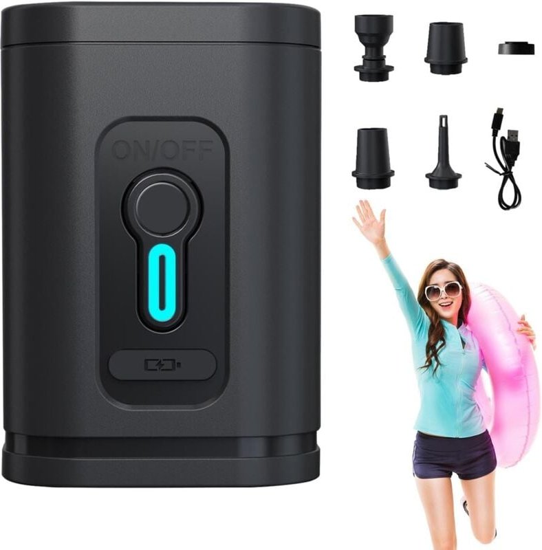 Vakuum-Aufbewahrungsbeutelpumpe, wiederaufladbare Luftpumpen, Vakuum-Luftpumpe, USB-Ladeluftpumpe, tragbare Vakuum-Aufbe...